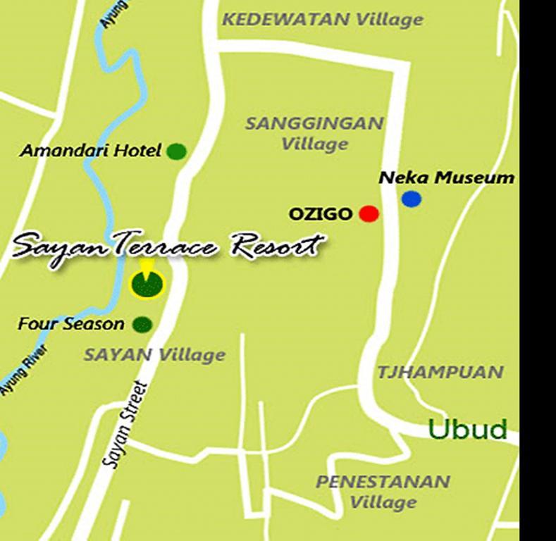 Sayan Terrace Resort Ubud Buitenkant foto